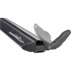 Juego de 2 barras Green Valley Vento Black aluminio negro 120 cm 2