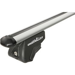 Juego completo de 2 barras aluminio 120 cm. Easy One SW railing abierto 2